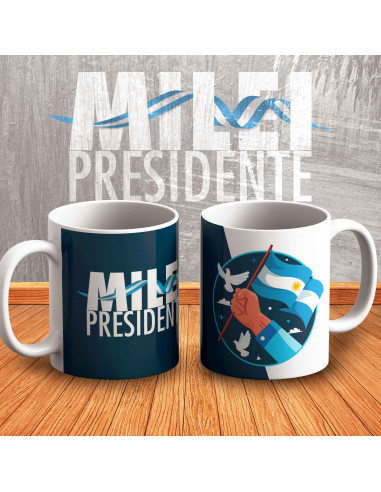 PLANTILLAS TAZAS MILEI PRESIDENTE