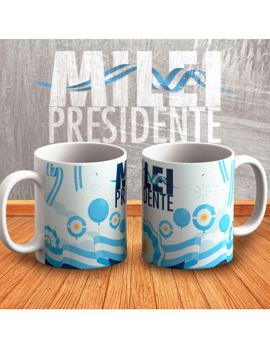 PLANTILLAS TAZAS MILEI PRESIDENTE