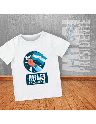 PLANTILLAS REMERAS MILEI PRESIDENTE