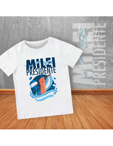 PLANTILLAS REMERAS MILEI PRESIDENTE