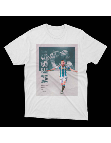 TAZA Y REMERA MESSI GOAT