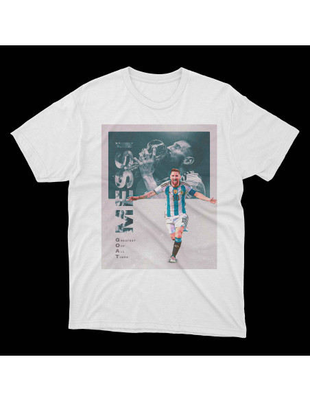 TAZA Y REMERA MESSI GOAT