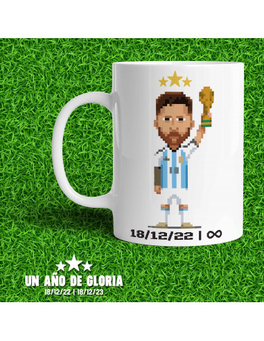 UN AÑO DE GLORIA | TAZA Y REMERA MESSI 2