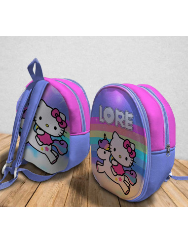 MOCHILA FULL PRINT | KITTY UNICORNIO