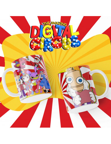 TAZAS DIGITAL CIRCUS