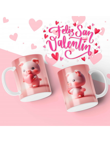 TAZAS SAN VALENTIN ANIMALITOS