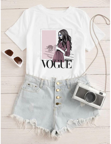 PACK DE 30 DISEÑOS REMERA VOGUE