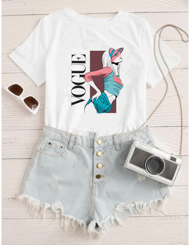 PACK DE 30 DISEÑOS REMERA VOGUE