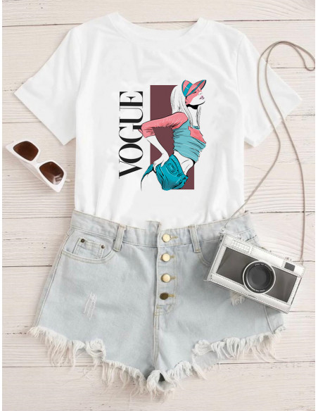 PACK DE 30 DISEÑOS REMERA VOGUE