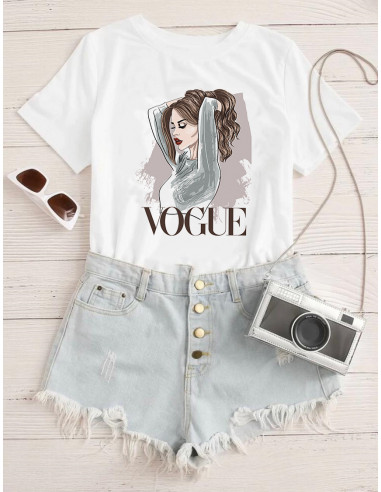 PACK DE 30 DISEÑOS REMERA VOGUE