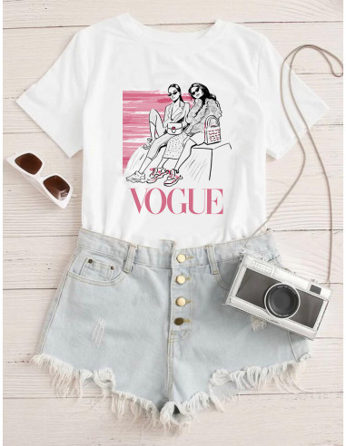PACK DE 30 DISEÑOS REMERA VOGUE