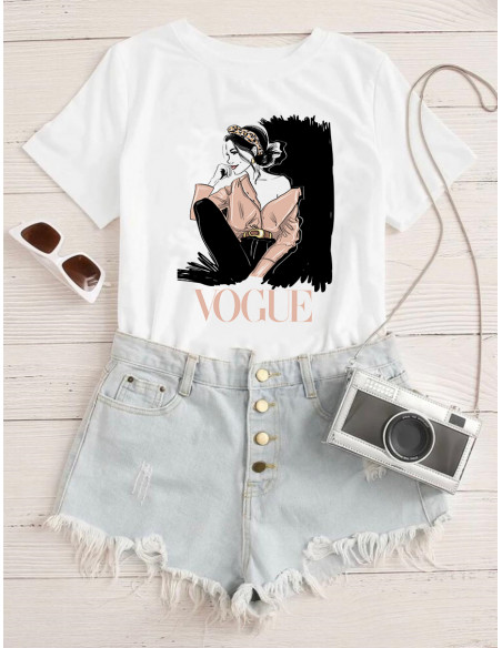 PACK DE 30 DISEÑOS REMERA VOGUE