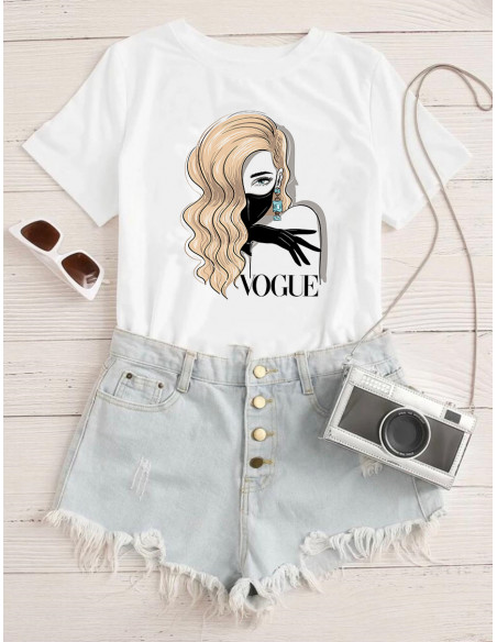 PACK DE 30 DISEÑOS REMERA VOGUE