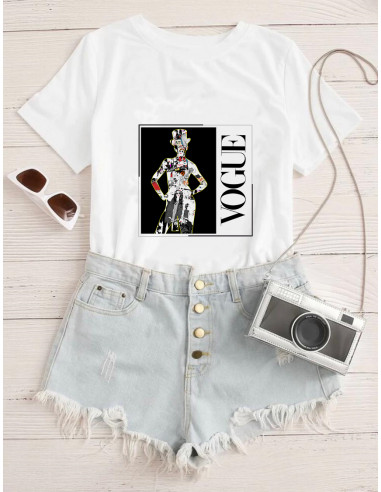 PACK DE 30 DISEÑOS REMERA VOGUE