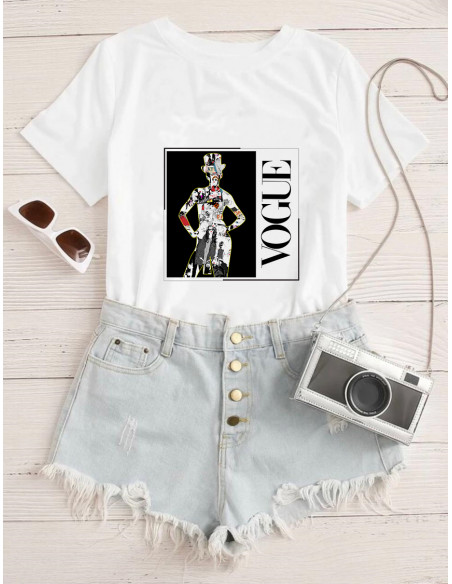 PACK DE 30 DISEÑOS REMERA VOGUE