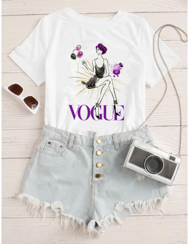 PACK DE 30 DISEÑOS REMERA VOGUE