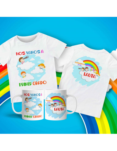 Remera + Taza Egresaditos NOS VAMOS A...