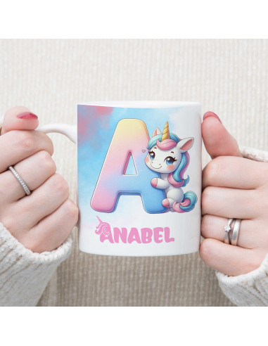 TAZAS INICIALES UNICORNIO