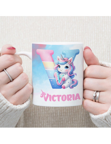 TAZAS INICIALES UNICORNIO