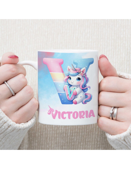 TAZAS INICIALES UNICORNIO