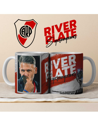 RIVER PLATE SUPER CAMPEÓN 2024 | TAZAS