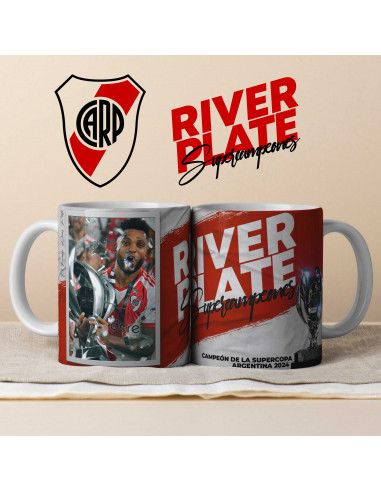 RIVER PLATE SUPER CAMPEÓN 2024 | TAZAS