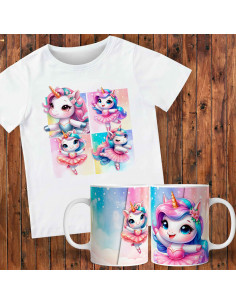 PACK TAZA Y REMERA | UNICORNIO