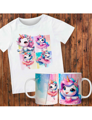 PACK TAZA Y REMERA | UNICORNIO