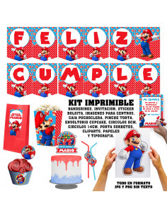 MARIO BROS | KIT IMPRIMIBLE...