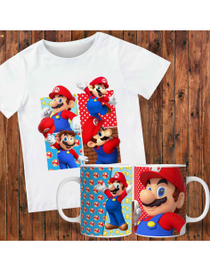 PACK TAZA Y REMERA | MARIO...