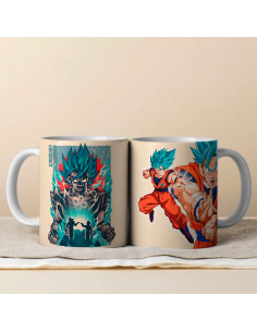 PLANTILLAS TAZAS DRAGON BALL