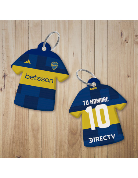 PLANTILLAS LLAVERO CAMISETA BOCA 2024