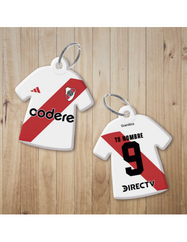 PLANTILLAS LLAVERO CAMISETA RIVER 2024