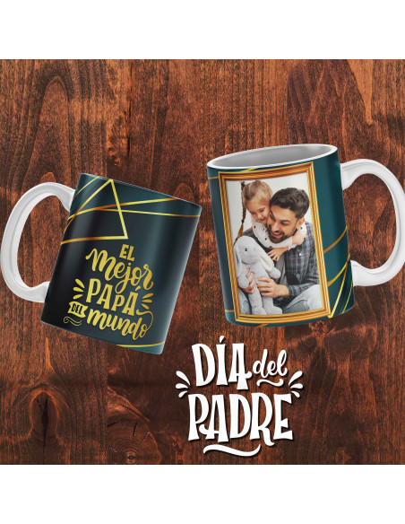 TAZAS DÍA DEL PADRE FOTOS 2024