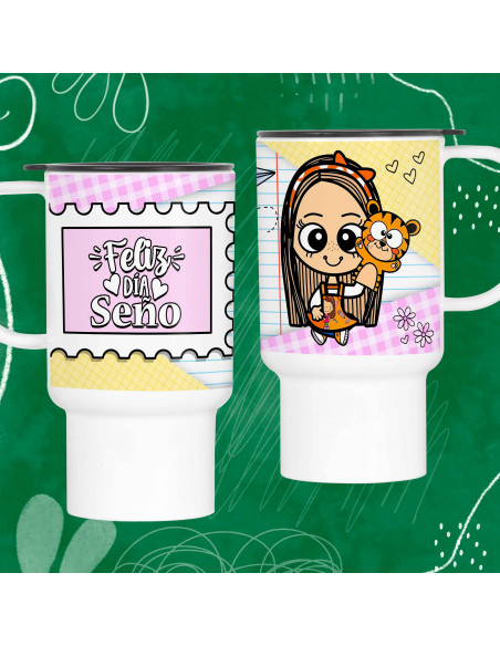 TAZA - JARRO TERMICO DIA MAESTRA JARDINERA