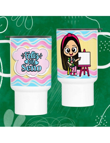 TAZA - JARRO TERMICO DIA MAESTRA...