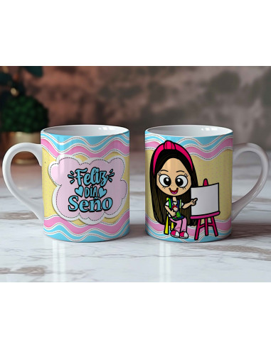 TAZA - JARRO TERMICO DIA MAESTRA...