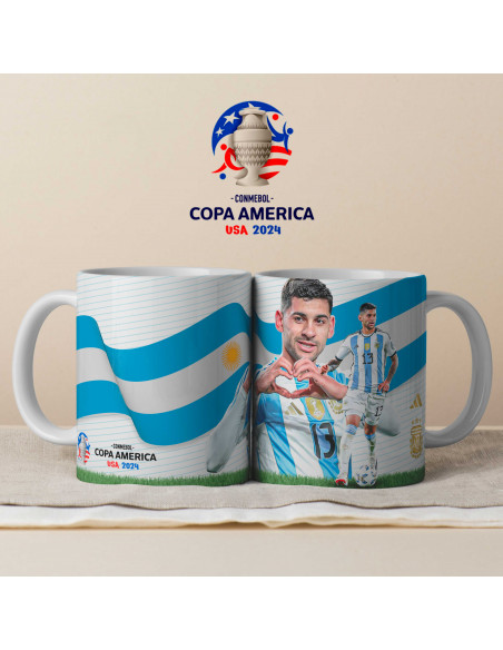 PLANTILLAS PARA TAZAS ARGENTINA COPA AMERICA 2024