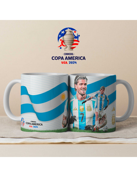 PLANTILLAS PARA TAZAS ARGENTINA COPA AMERICA 2024