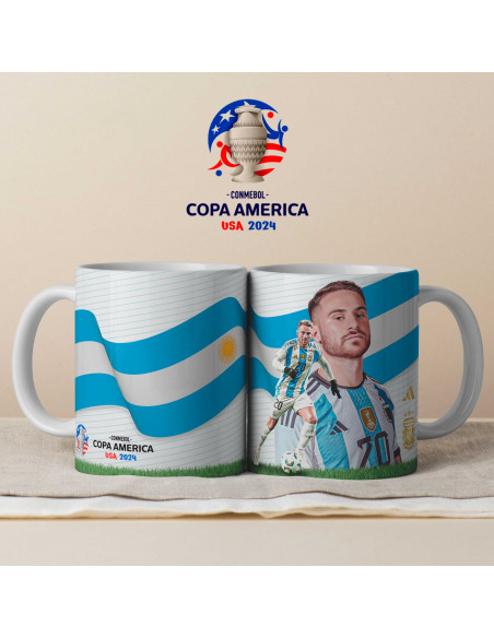 PLANTILLAS PARA TAZAS ARGENTINA COPA AMERICA 2024