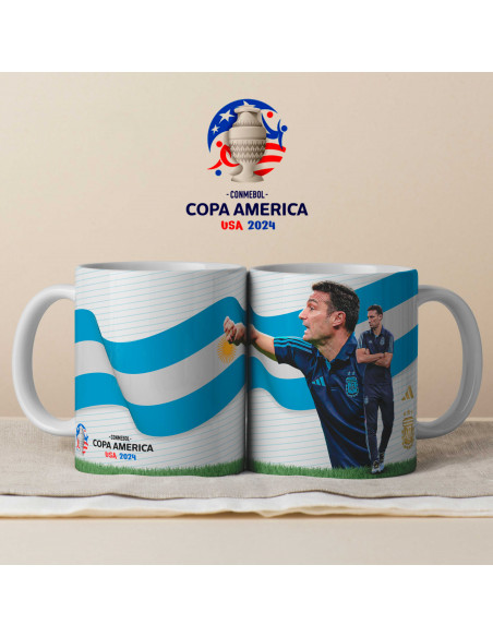 PLANTILLAS PARA TAZAS ARGENTINA COPA AMERICA 2024