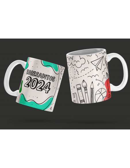 PLANTILLAS PARA TAZAS EGRESADITOS 2024