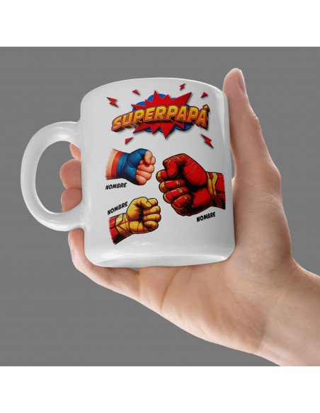 PACK MANOS PAPÁ DE SUPER HEROES DÍA DEL PADRE