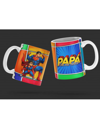 PLANTILLAS TAZAS DÍA DEL PADRE "PAPÁ...