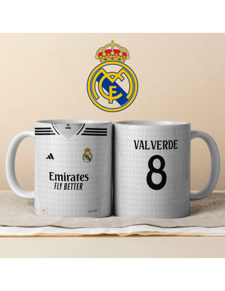 PLANTILLA TAZA CAMISETA REAL MADRID 2024 2025