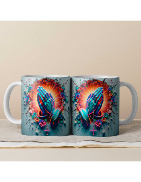 PLANTILLAS PARA TAZAS ESTILO 3D RELIGIOSAS CRISTIANAS