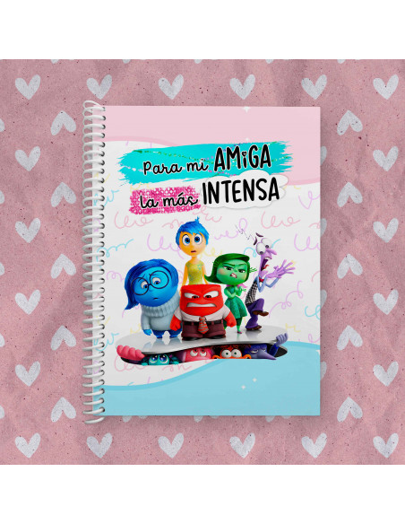 PLANTILLAS PARA CUADERNOS ANOTADORES INTENSAMENTE DIA DEL AMIGO
