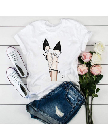 PACK  2 DE 30 DISEÑOS REMERA MUJER