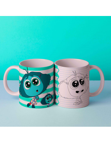 PLANTILLAS PARA COLOREAR TAZAS...