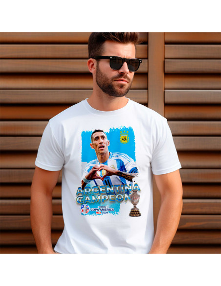 PLANTILLAS PARA REMERAS ARGENTINA CAMPEÓN COPA AMERICA 2024